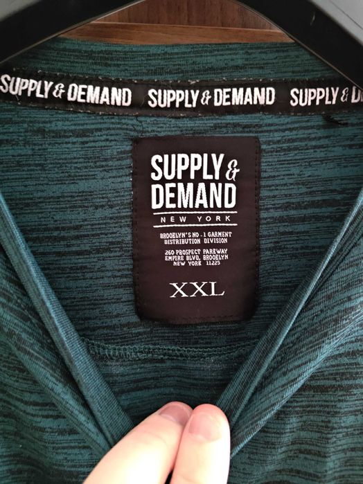 Bluzka / T-shirt Męski Zielony Rozmiar XXL (stan bardzo dobry)