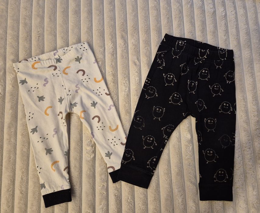 2 x spodnie niemowlęce rozmiar 80.