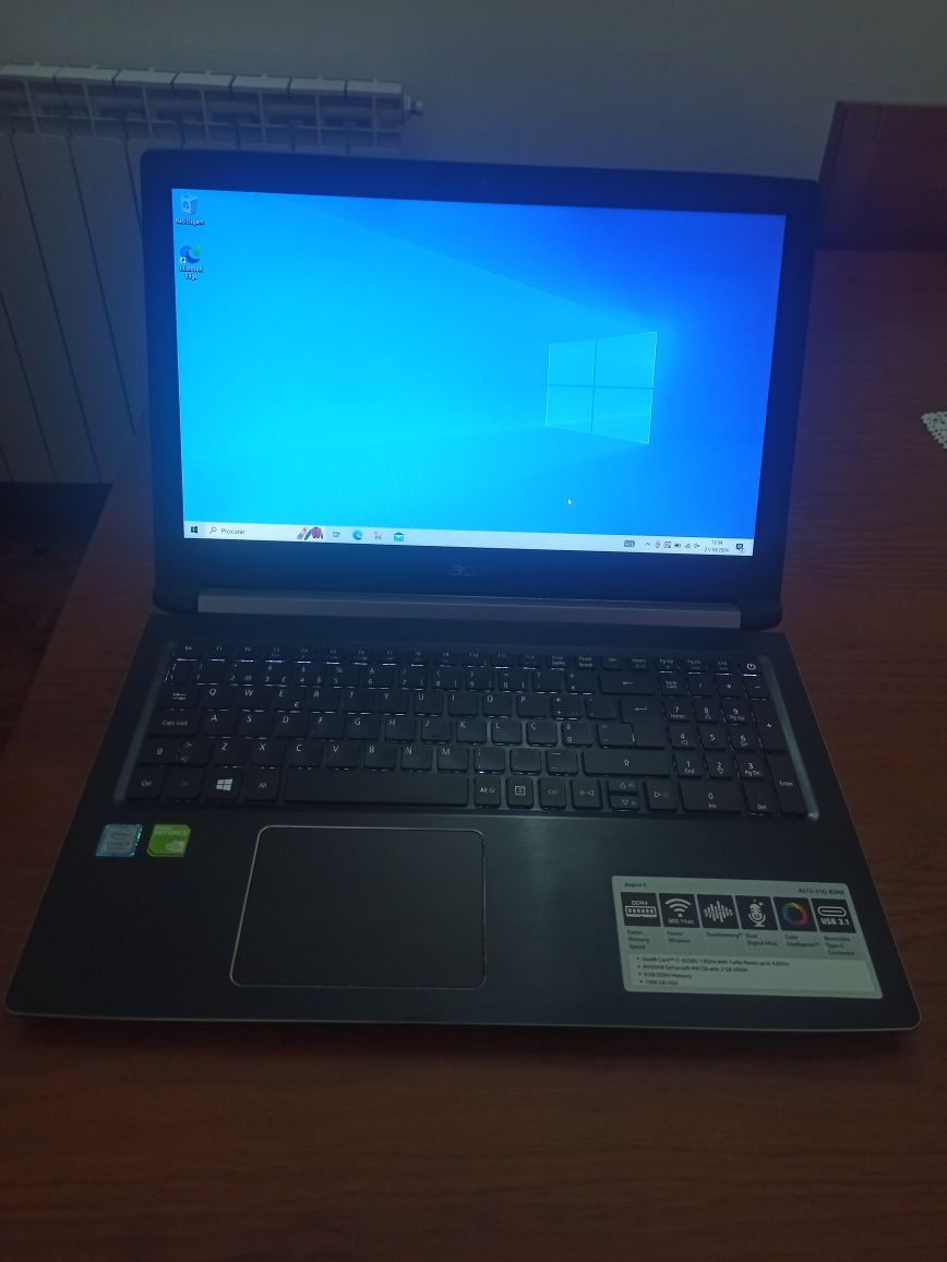 Portátil ACER Aspire i7 16gb RAM