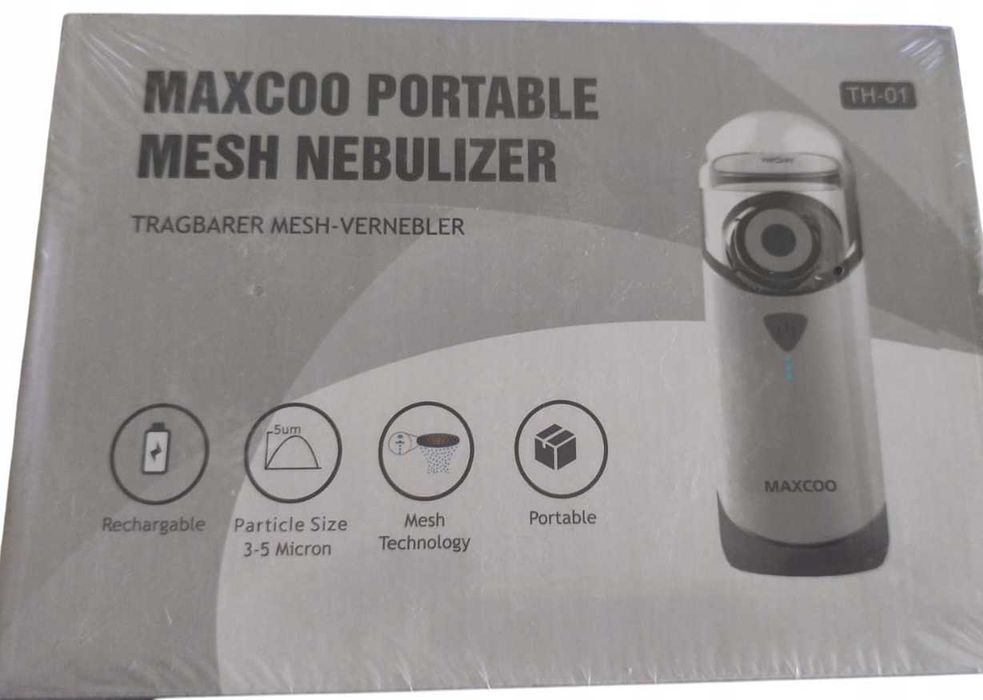 Nebulizator siateczkowy MAXCOO TH-01 - przenośny inhalator MESH