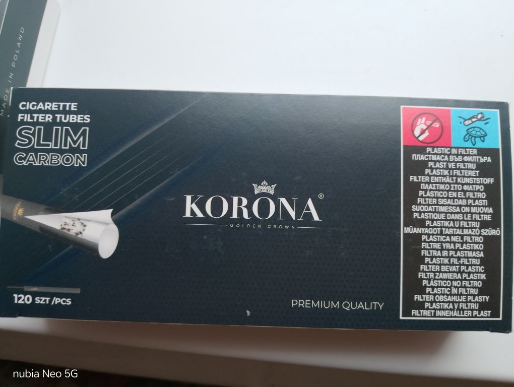 Продам гільзи, KORONA SLIMS,