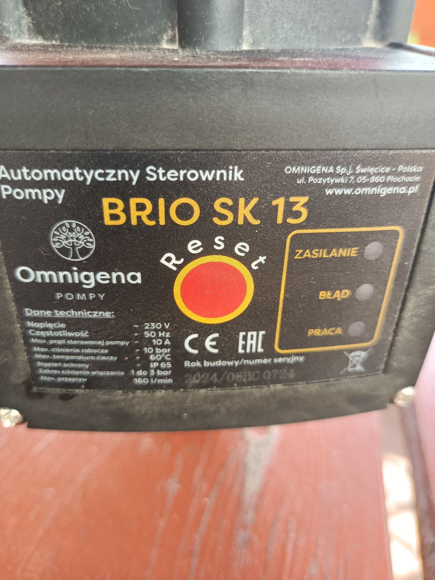 Automatyczny sterownik pompy
