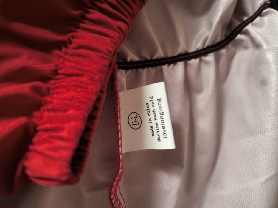 Дощовик, попона накидка водостійка ( червоний колір)