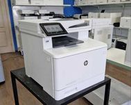 HP CLJ Pro M477fdn Как новый Цветной лазерный принтер сканер копир МФУ