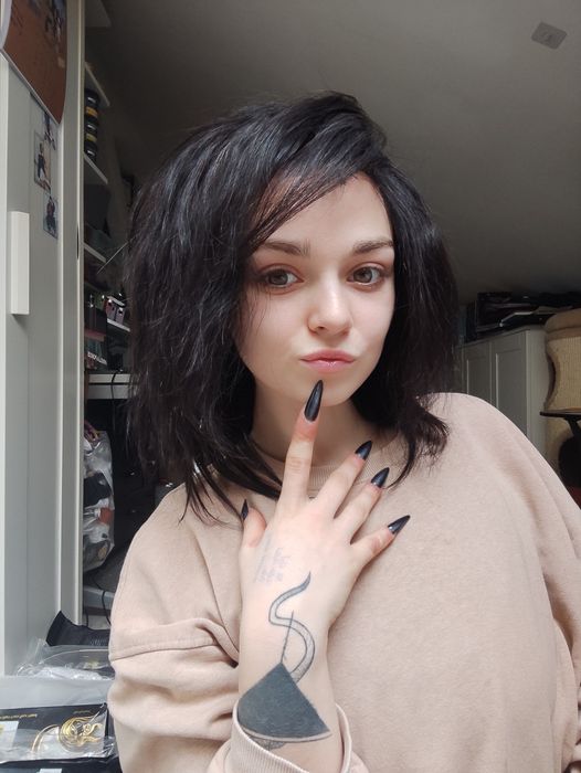 Brązowa peruka z ludzkich włosów lace front Brown human hair