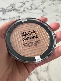 MAYBELLINE Rozświetlacz MASTER CHROME Molten Gold 100, Nowy