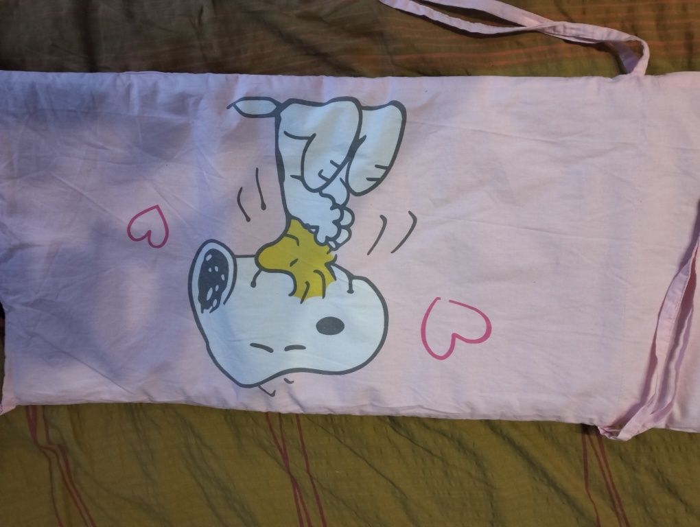Komplet pościeli Snoopy 135x100 + ochraniacz