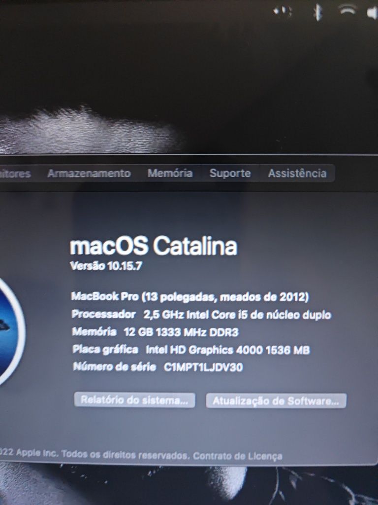 Vendo MacBook 2012