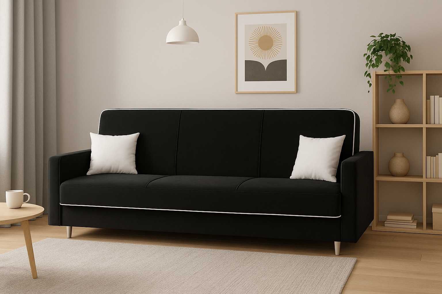 Wersalka rozkładana kanapa sofa łóżko tapczan pojemnik bonell spreżyny