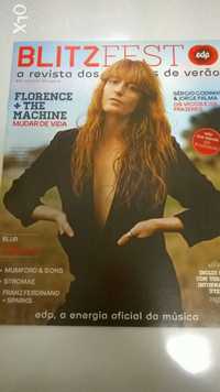 Revista Blitz Fest n.6, capa Florence and the Machine (portes inc