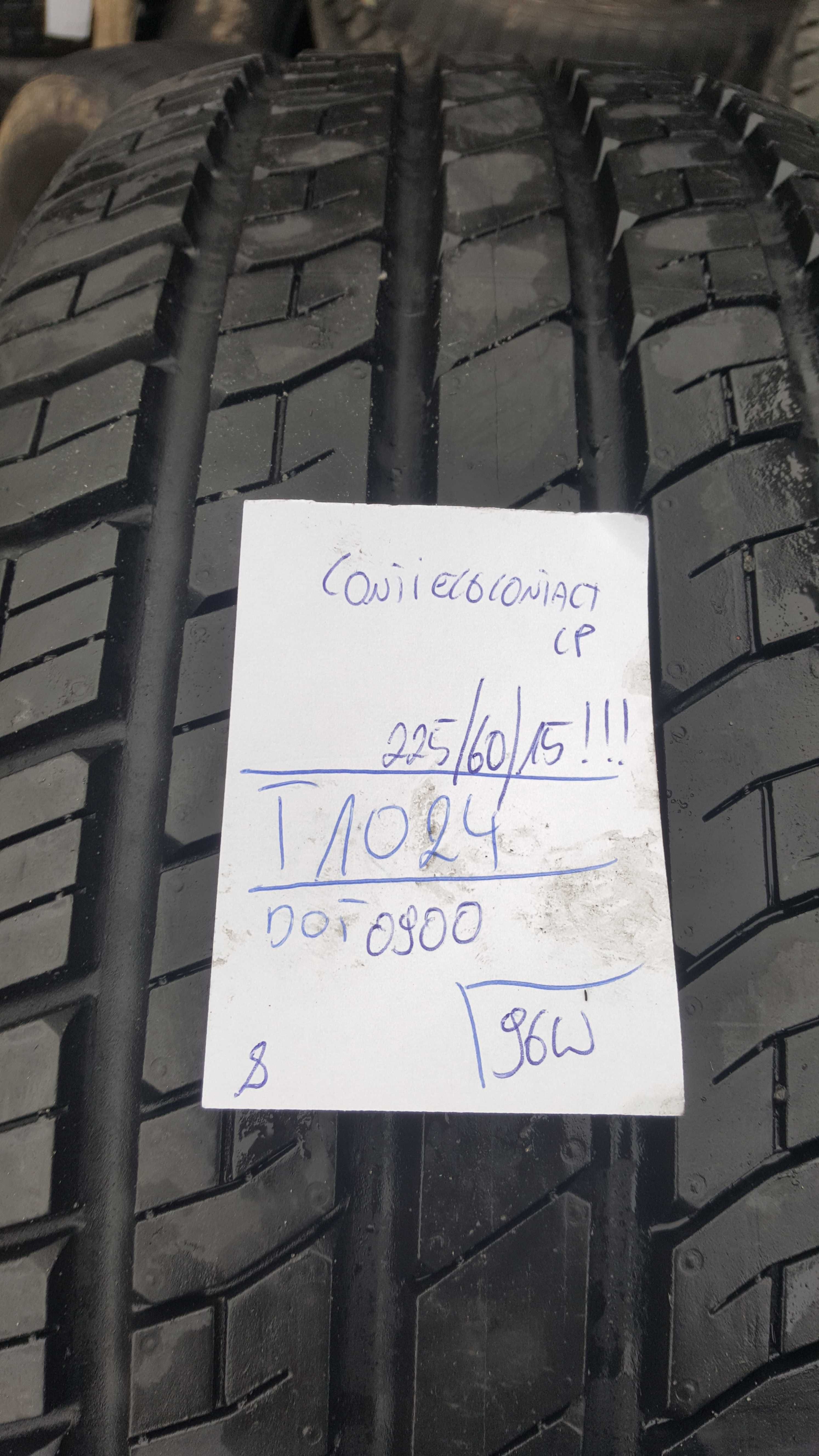 Continental 225/60 r15 ContiEcoContact CP /// 8mm!!! wysyłka GRATIS