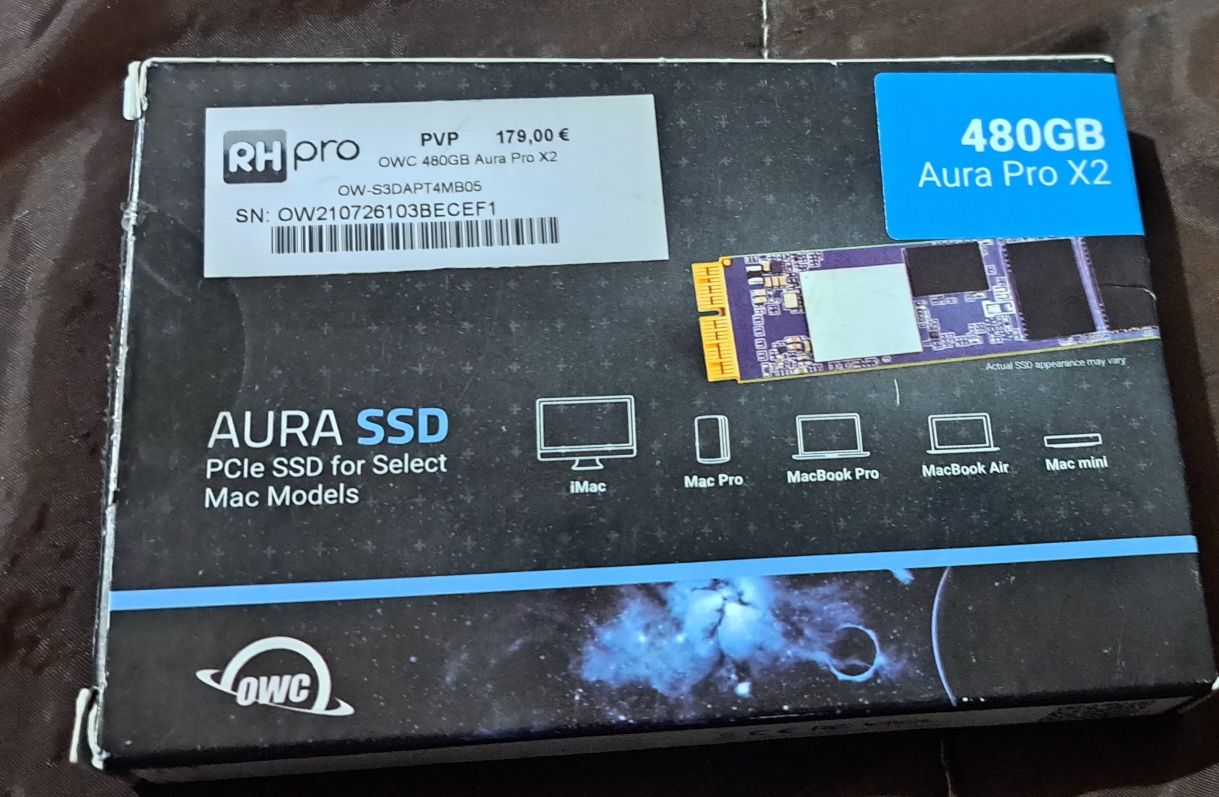 Disco SSD OWC Aura Pro X2 | 480 GB