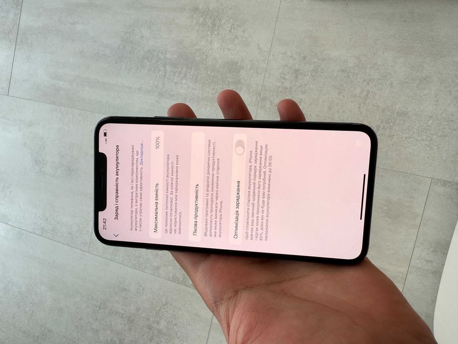 Оригінал iPhone 11 Pro Max 64 GB 100% БАТАРЕЯ Телефон apple Айфон
