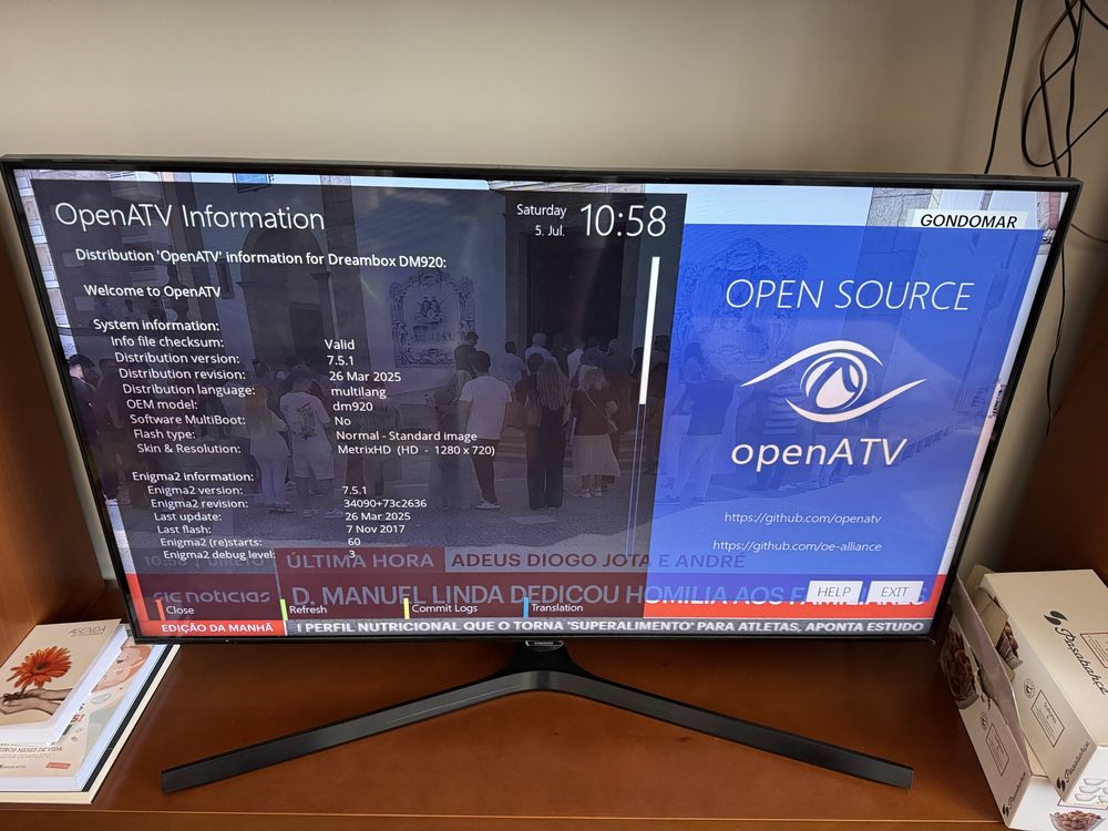 Dreambox DM920 UHD 4K como NOVA