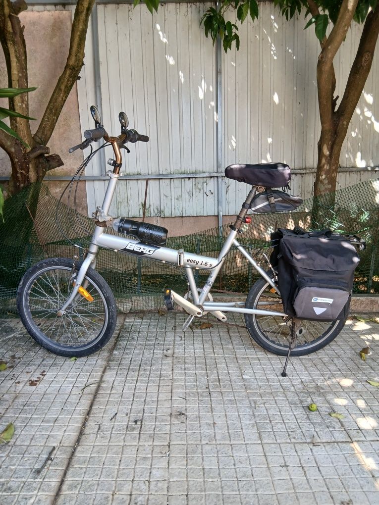 Bicicleta dobravel com extras
