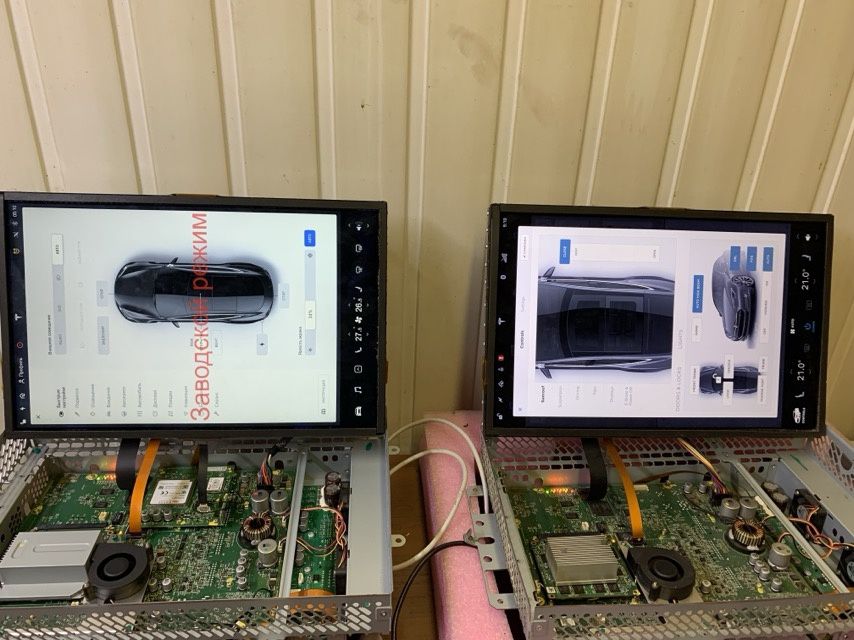 Tesla S,X,3,Y,PLAID - Ремонт MCU, монторов c TEGRA, CID, IC за 1 день