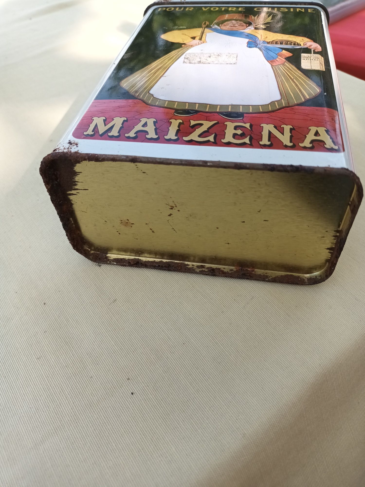 Lata antiga das farinhas Maizena