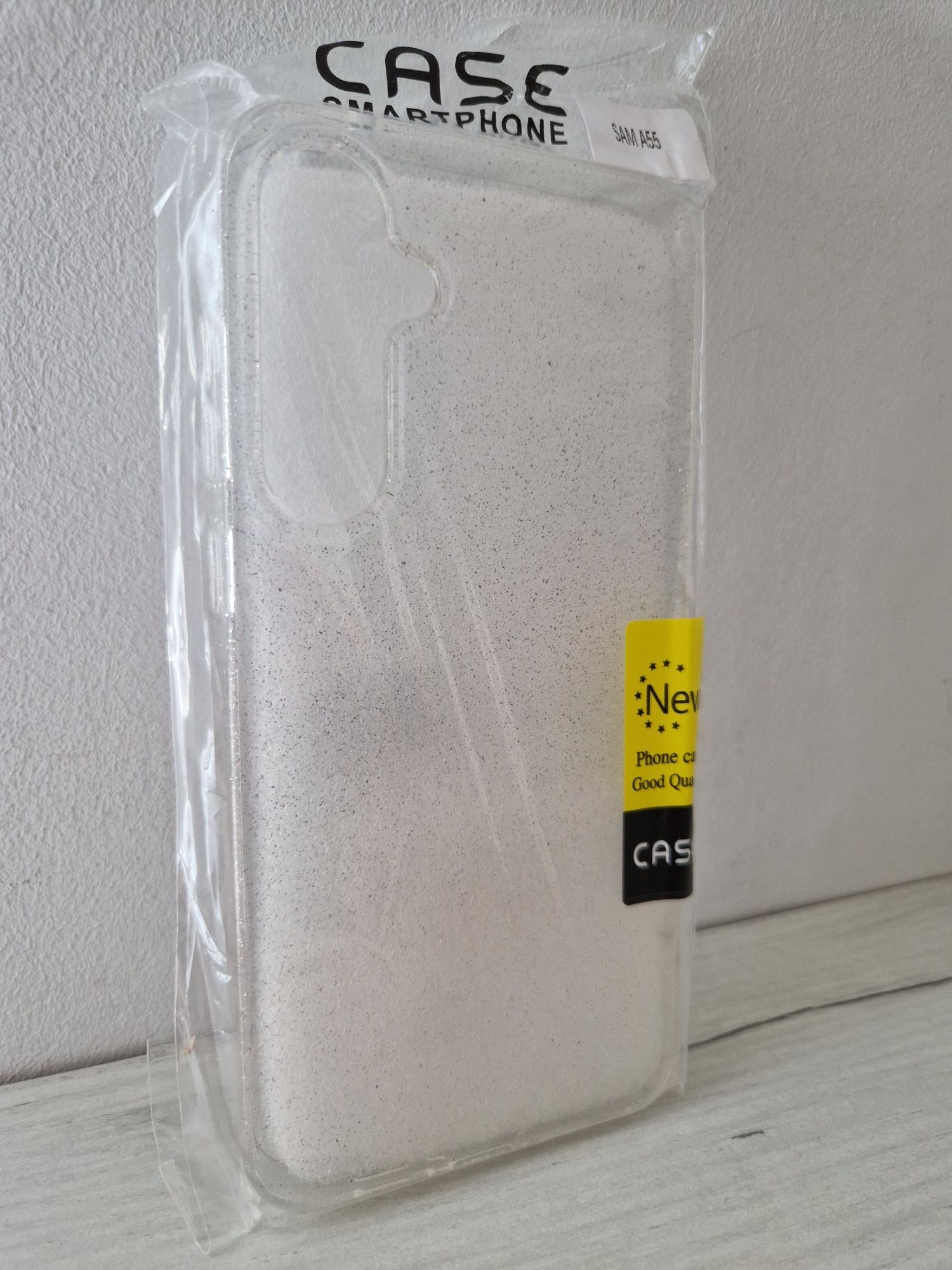 Crystal Glitter Case do Samsung Galaxy A55 5G Srebrny