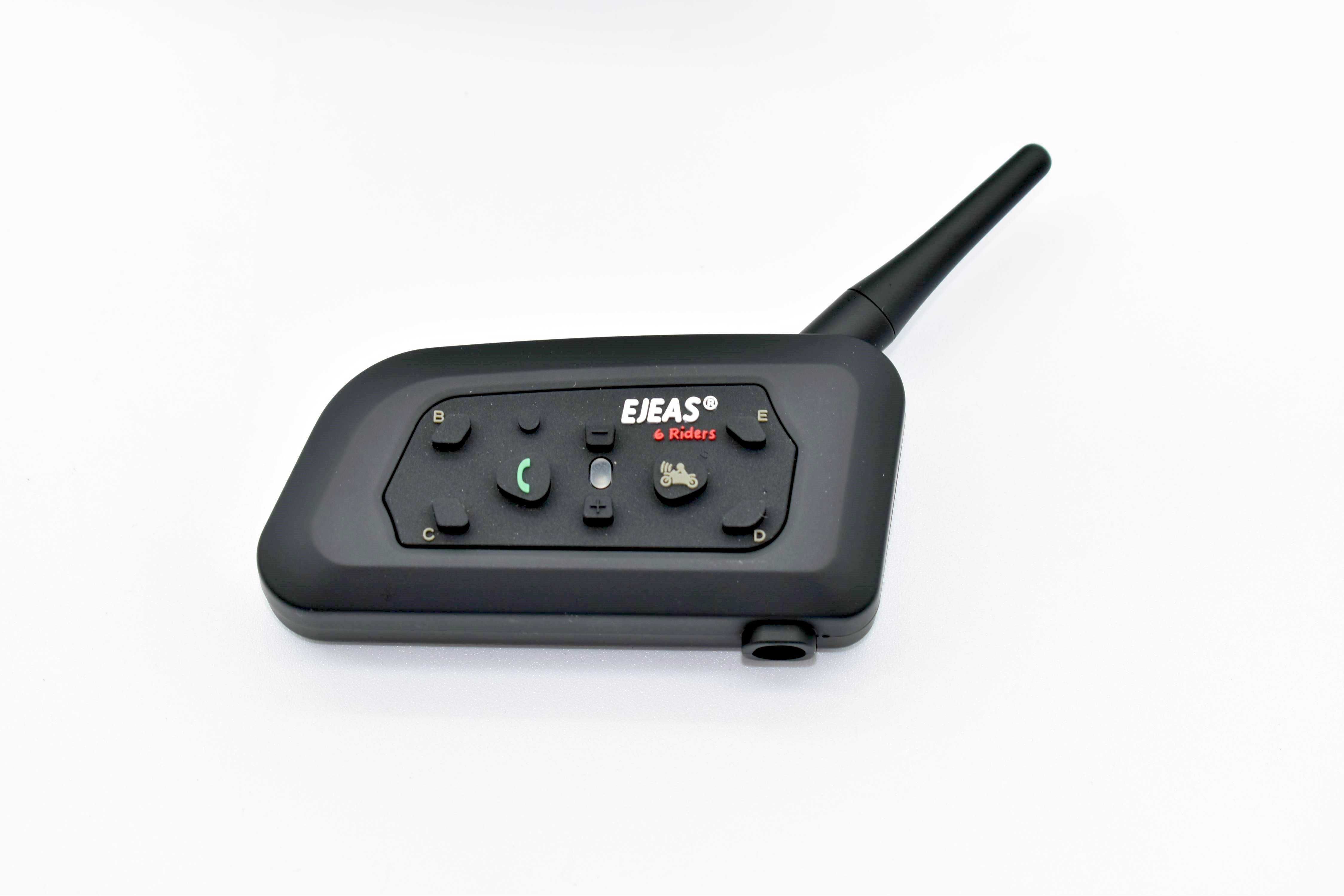 Intercomunicador Bluetooth para Capacete de Motocicleta EJEAS V6 Pro