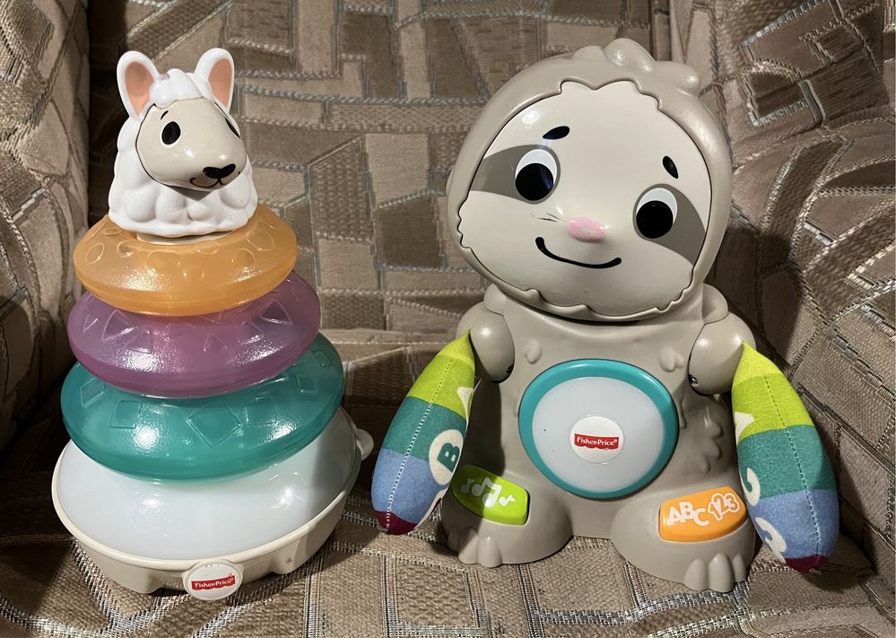 Zestaw Fisher-Price Linkimals Leniwiec,Lama,Koala, Łoś,Jeż KOMPLET