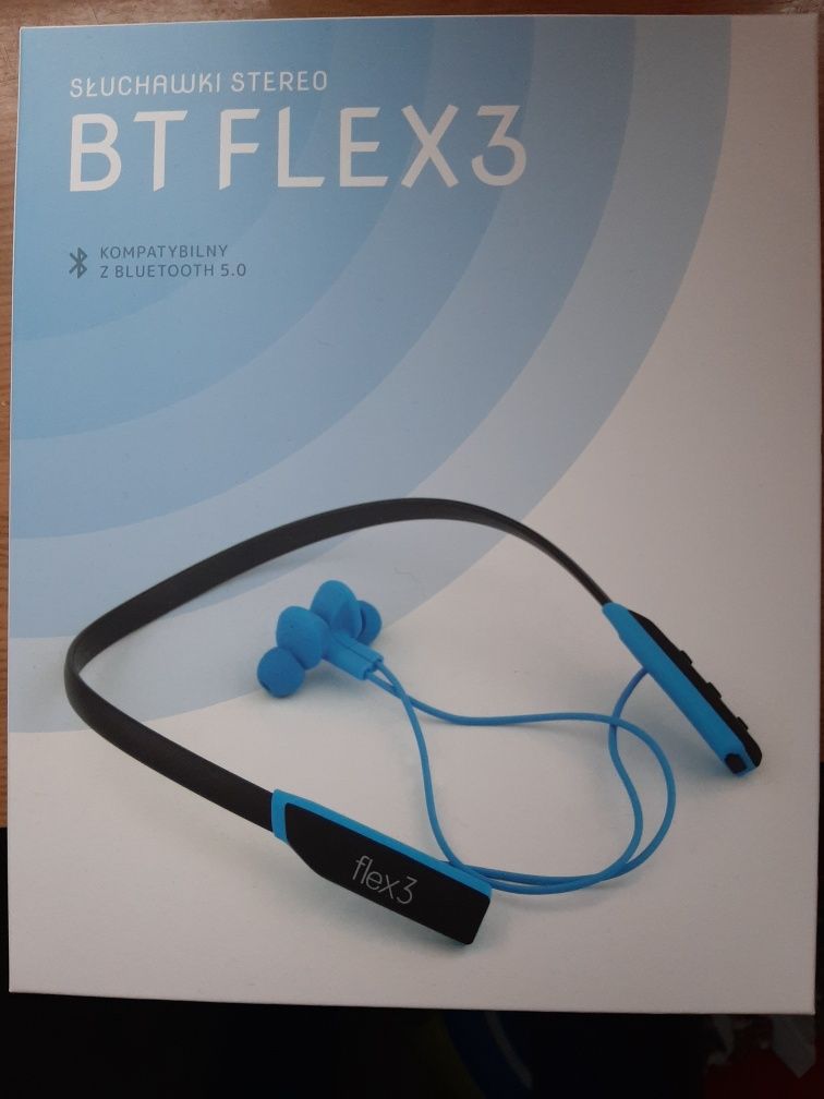 NOWE Słuchawki stereo BT FLEX3