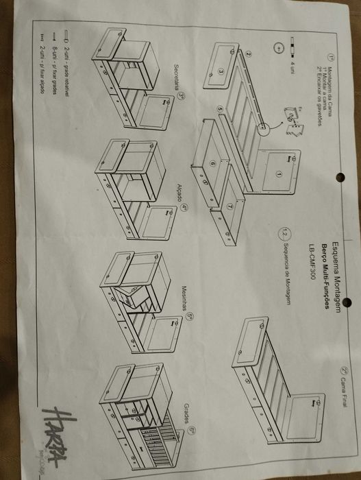 Cama bebê/junior transformável