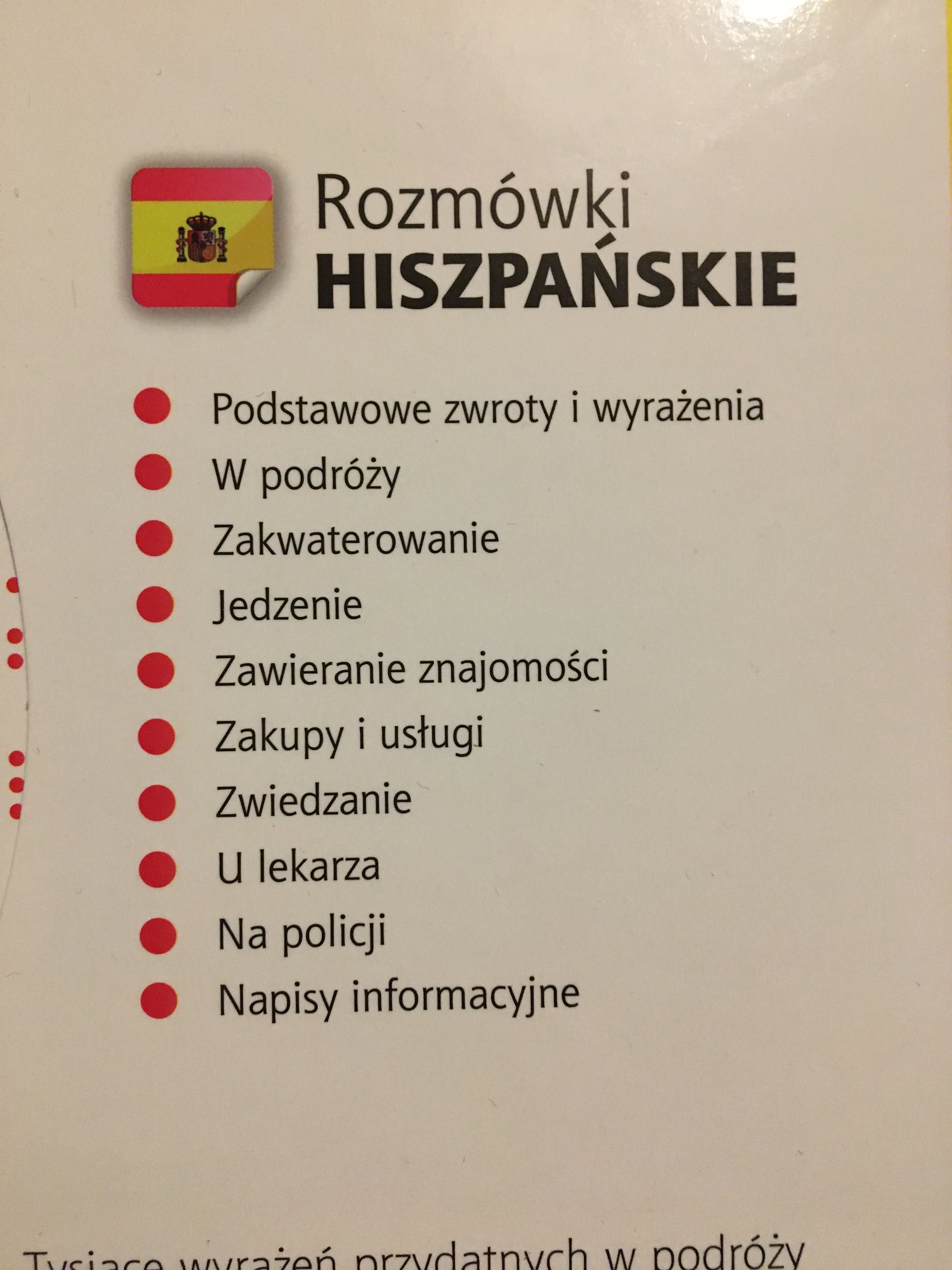 Rozmówki hiszpańskie