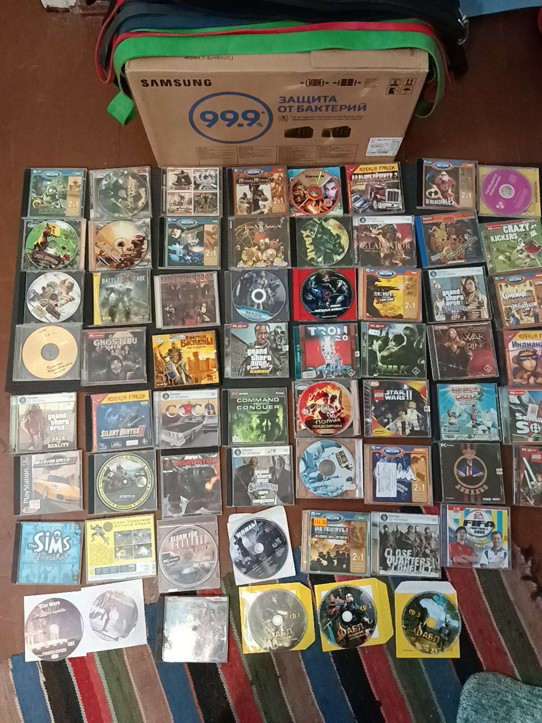 Продам CD диски с компьютерными играми