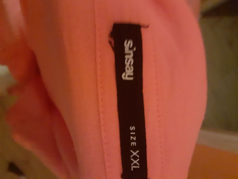 Różowa koszula SINSAY XXL wiązanie