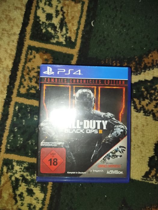 Диск для ps4/ps5 пс4/пс5 Call of duty black ops 3