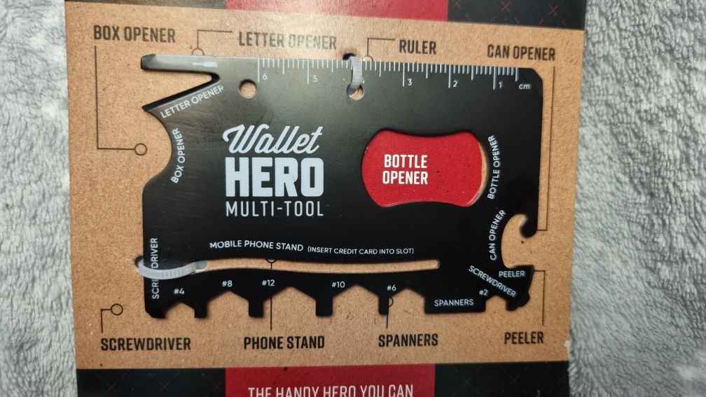 Karta Wallet Ninja - Multitool 18 w 1