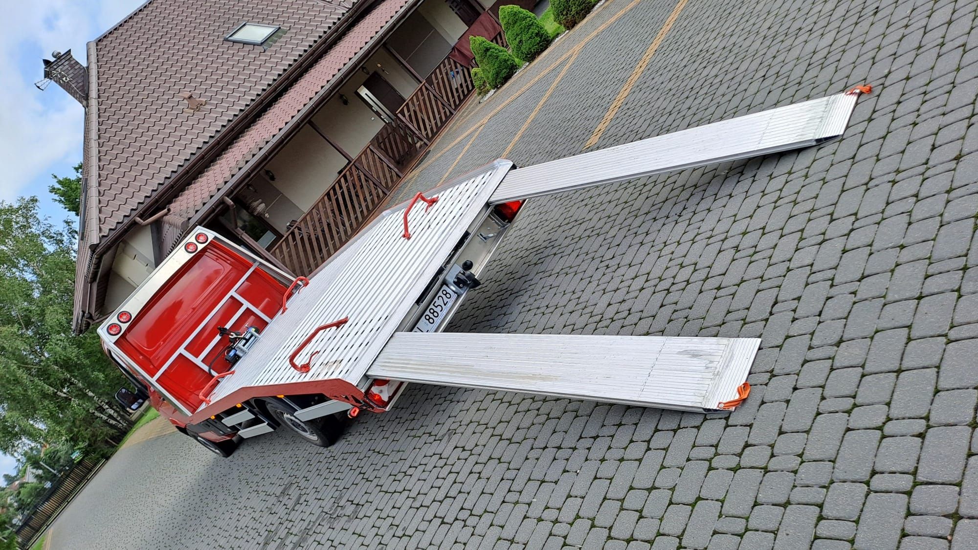 Mercedes sprinter autolaweta laweta pomoc drogowa zamiana