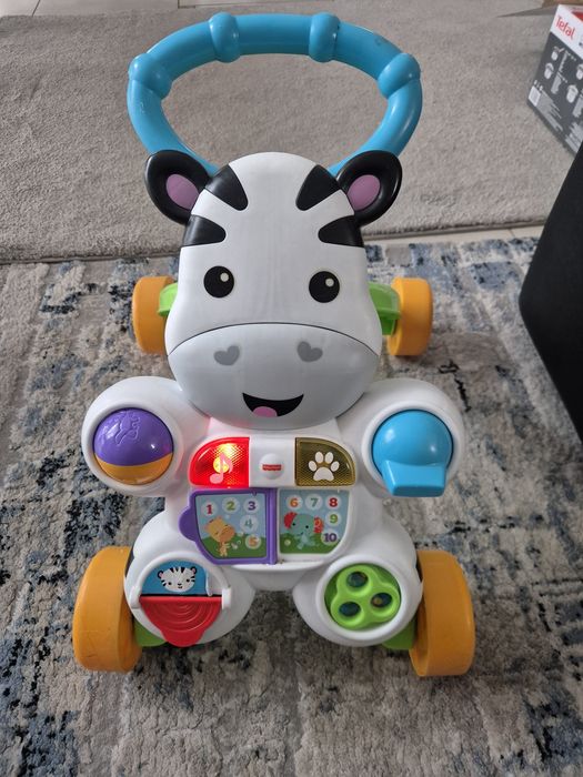 Pchacz zebra do nauki chodzenia