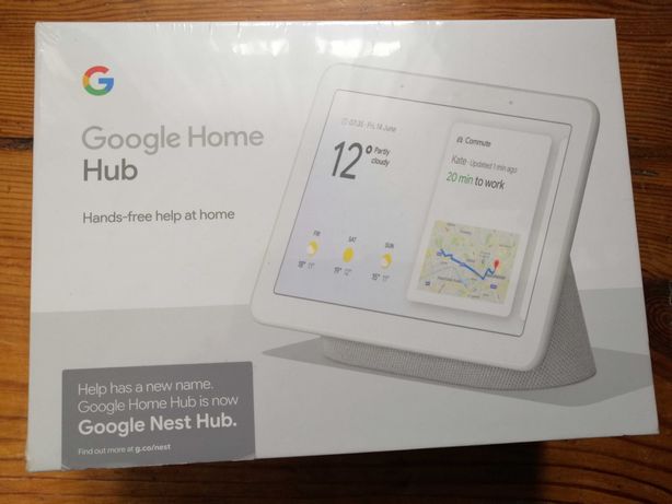 Google Home Hub NOWY, świetny na prezent komunijny