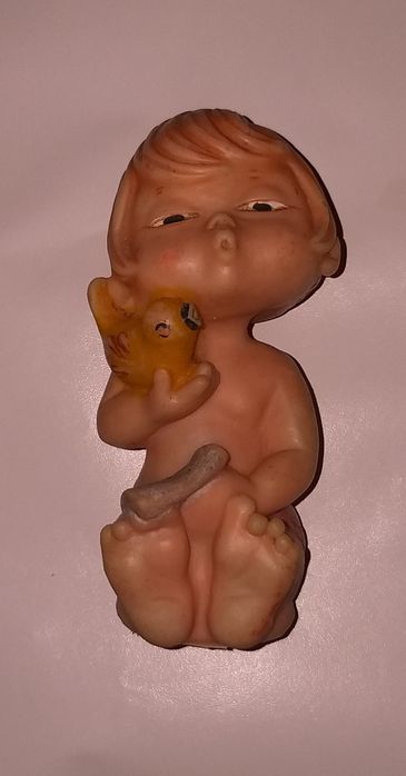 Bonecos de borracha com chiar antigos, anos 80/90