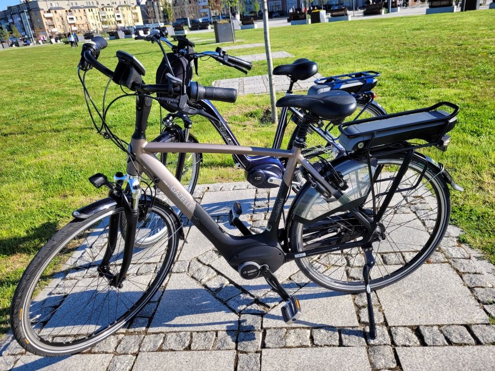 2x Rower elektryczny miejski Gazelle Orange c7  i eBike