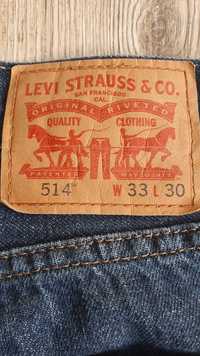 Jeansy Levi's 514 w33 l30 szersze nogawki