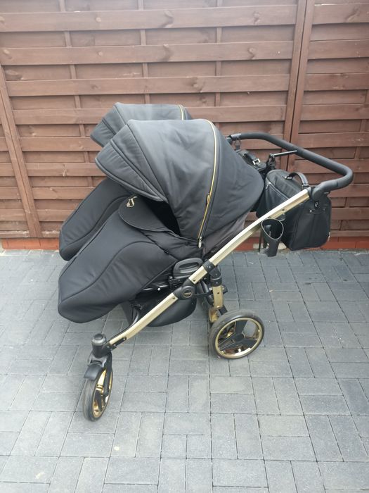 Wózek Junama Duo S Line 4w1 - wózek bliźniaczy