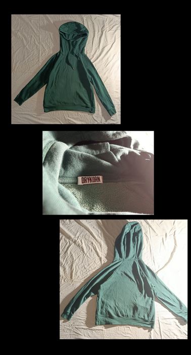 DRYKORN Premium Hoodie XS зелена

чоловіча худі з Lyocell