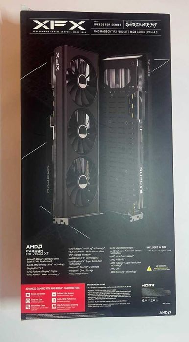 Відеокарта XFX Radeon RX 7800 XT Speedster Qick 319 16GB