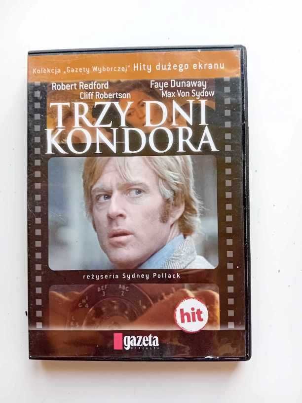 DVD film Trzy dni Kondora; Robert Redford, Faye Dunaway, Max von Sydow
