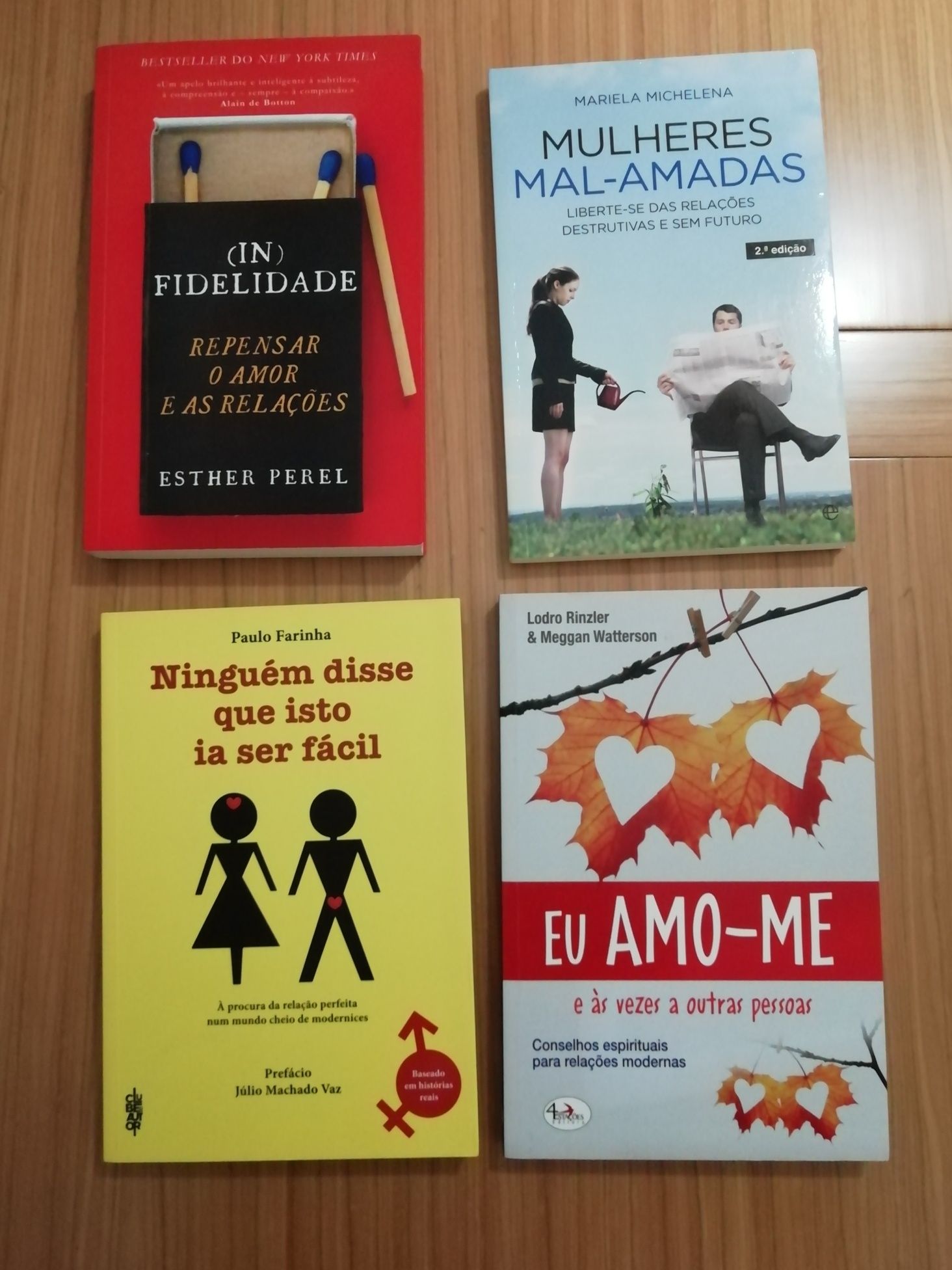 Livros de auto ajuda a 2 eur.