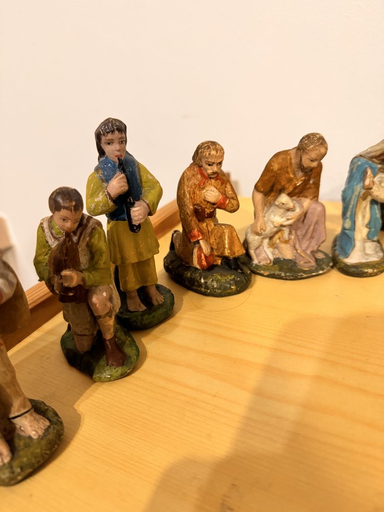 figurki do szopki stajenka przedwojenne maryja jozef antyk
