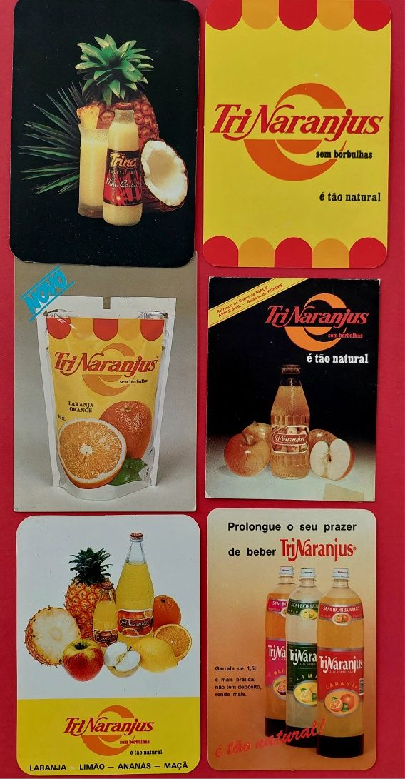 Calendários Refrigerantes Anos 80/90