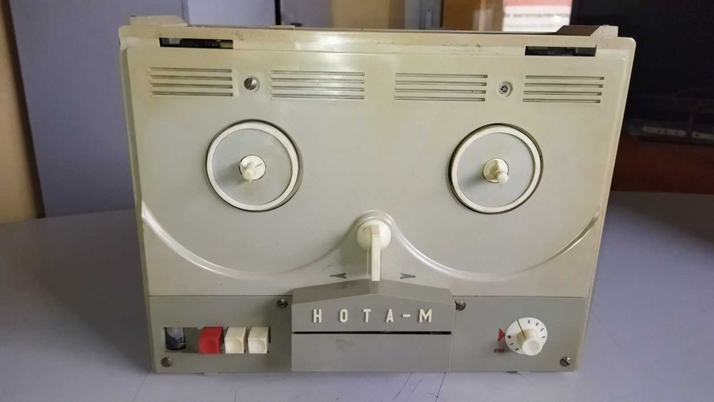 Переносний котушковий бобінний магнітофон СРСР - НОТА-М