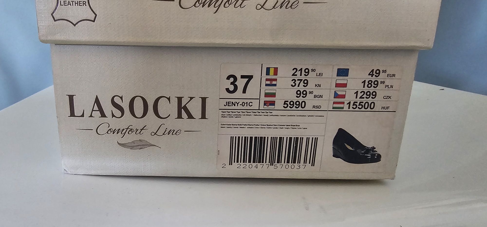 Nowe półbuty Lasocki 37