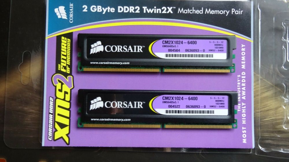 DDR2 Corsair 2x1GB XMS2-5400C4 DDR2 TWIN2X