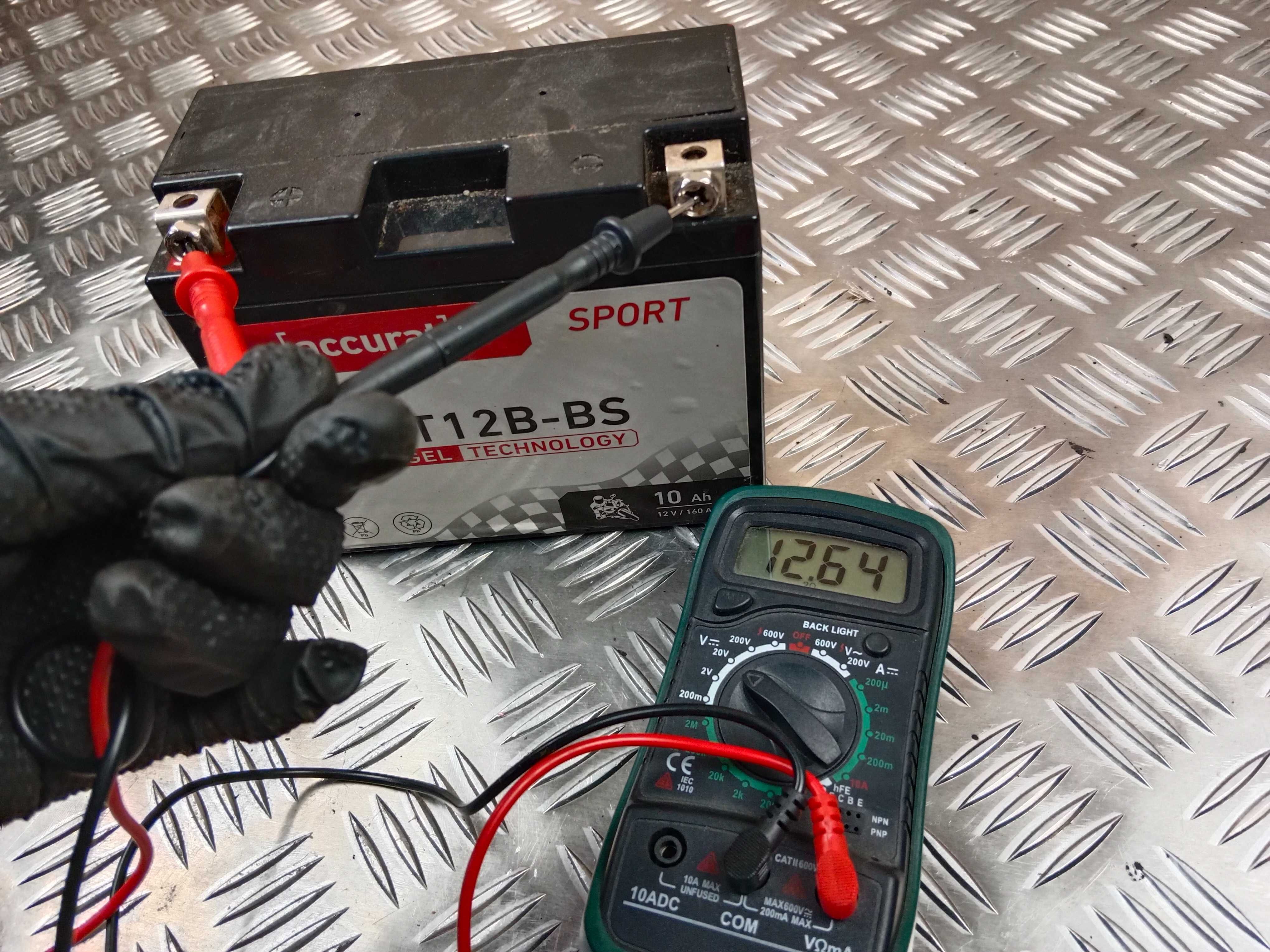Akumulator Motocyklowy YT12B-BS GEL TECHNOLOGY Accurat 10Ah 12V 160 A