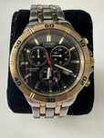 Citizen Chronograph czarno- zloty bransoleta