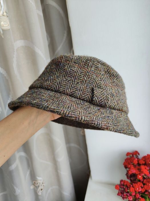 Шерстяна панама капелюх Harris Tweed 55-57 вовняна панама harris tweed